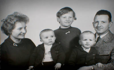 Foto der Familie von 1969